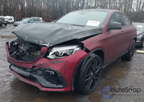 2017 Mercedes-Benz Amg Gle 63 Coupe S 4Matic z USA, uszkodzony, nr VIN 4JGED7FB4HA065138